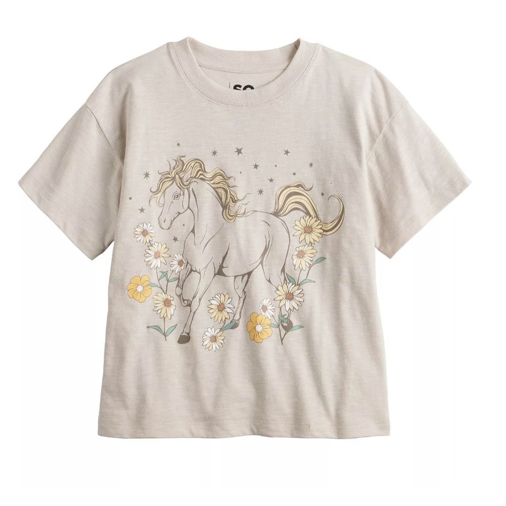 NWOT girls horse shirt